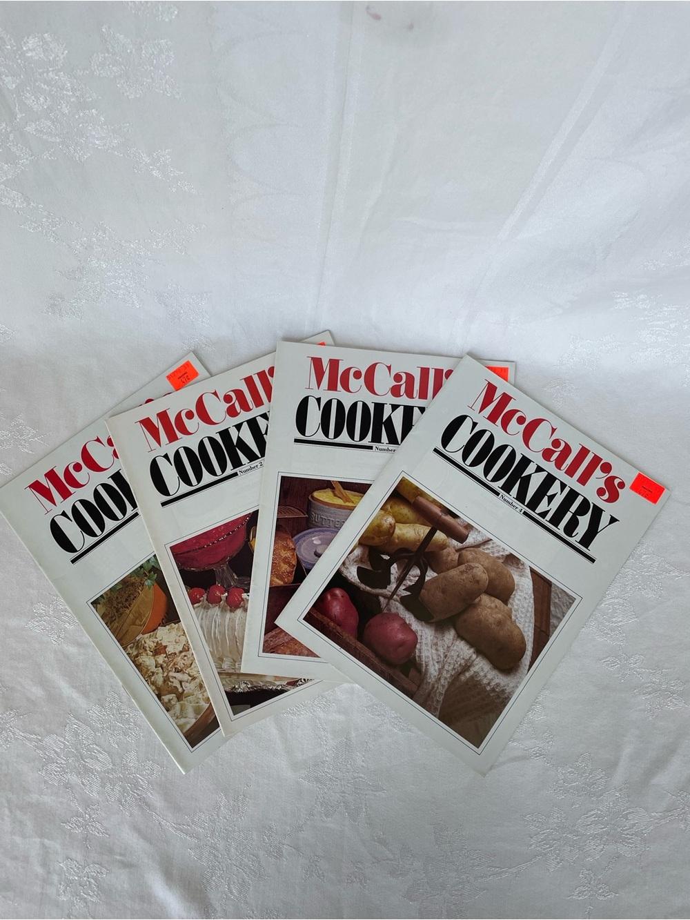McCalls Cookery Magazine Cookbook Recipes Vol 1-4 Illustrated 1983-1985 Lot Vtg